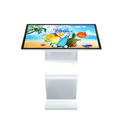 หน้าจอแสดงผลโฆษณาในร่ม LCD Touch Kiosk ตั้งพื้น