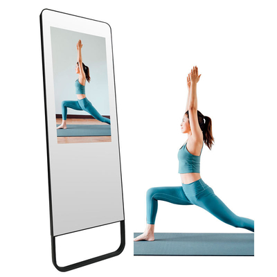 จอแสดงผลโฆษณา LCD 43 นิ้ว Smart Fitness Mirror Touch Screen
