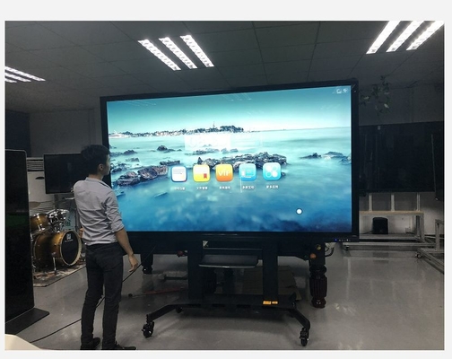 ODM หน้าจอสัมผัส LCD ขนาด 55 นิ้ว Smart Interactive Electronic Whiteboard